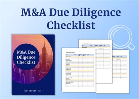 Due Diligence Checklist Report Template Consultport