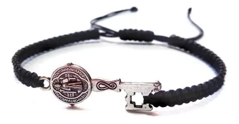 Pulsera Protección Llave San Benito Hombre Mujer