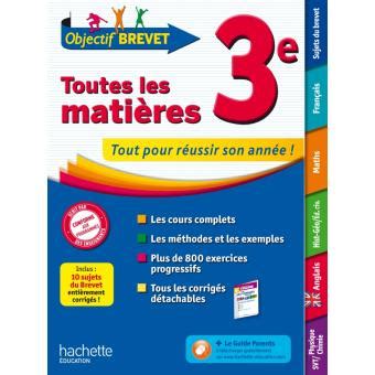 Objectif collège 3ème toutes les matières broché Collectif Achat