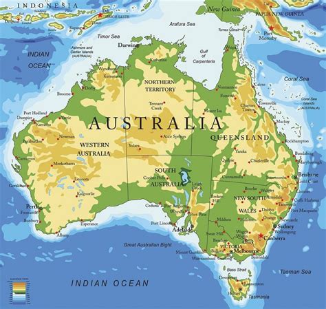 Австралийский английский | Australia map, Posters australia, Australia