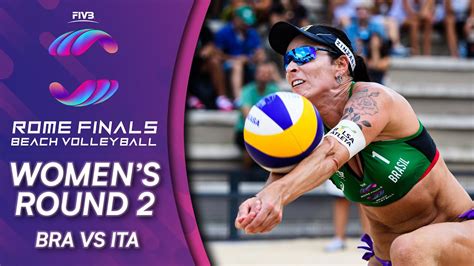 Bra Vs Ita Womens Round Beach Volleyball World Tour Finals