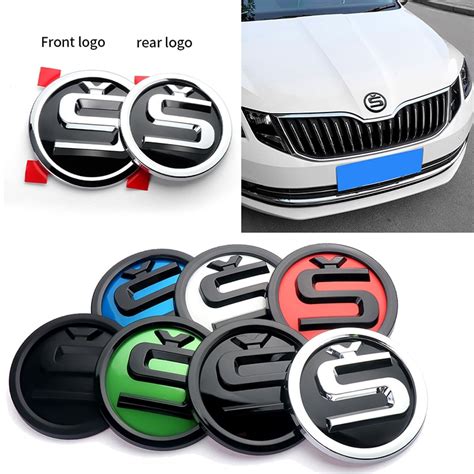 Abs 8090100mm Car Front Hood Badge Bonnet Emblem Trunk Sticker For