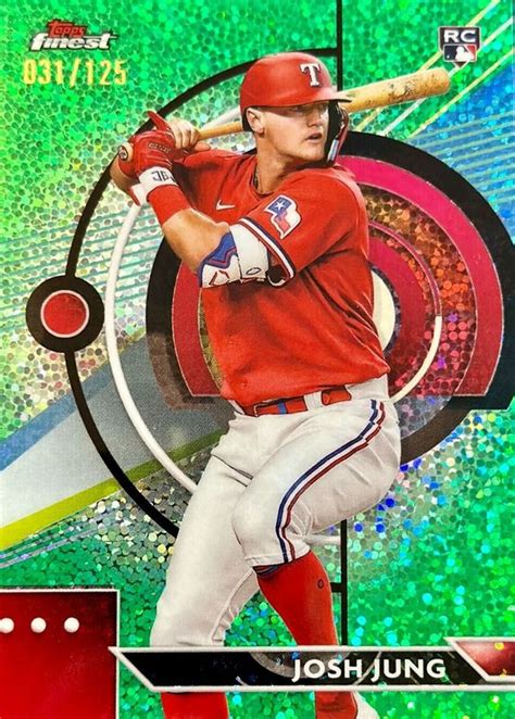 Josh Jung 2023 Topps Finest Green Speckle Refractor 75 Price Guide