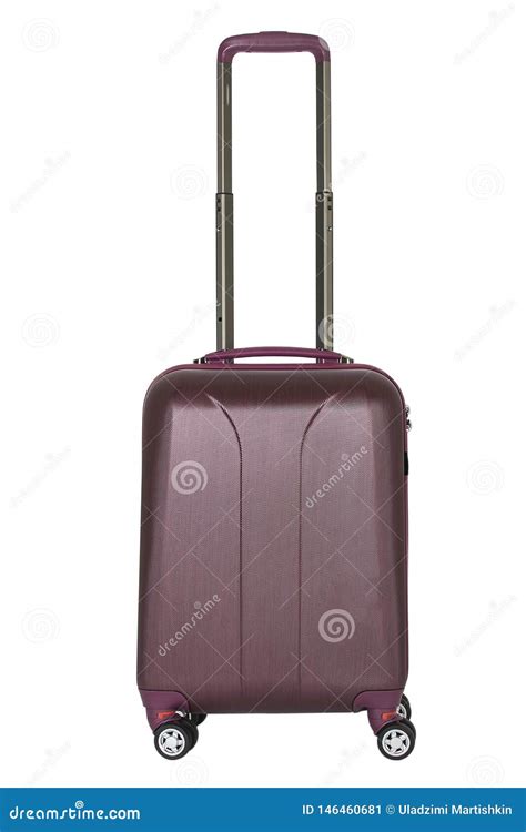 Travel Suitcase Isolated on White Background Stock Image - Image of travel, trip: 146460681