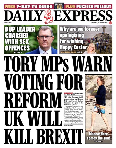 Daily Express Front Page Th Of March Tomorrow S Papers Today