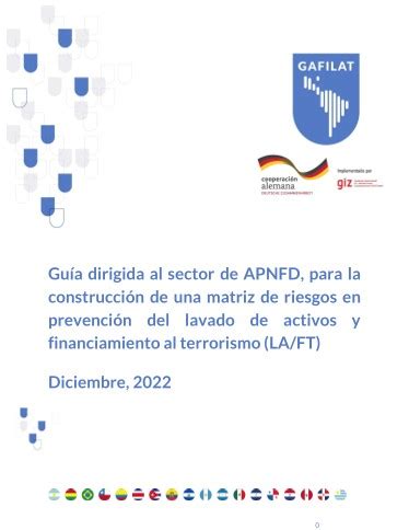 GAFILAT Guía dirigida al sector de APNFD para la construcción de una