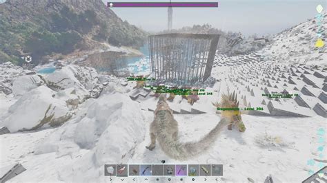 Ark Online Wiping Fully Build Ice Cave Ark Asa Smalls Youtube