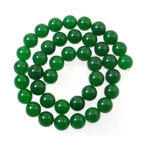 Uk Semi Precious And Gemstone Beads Malay Jade Dyed Emerald Green