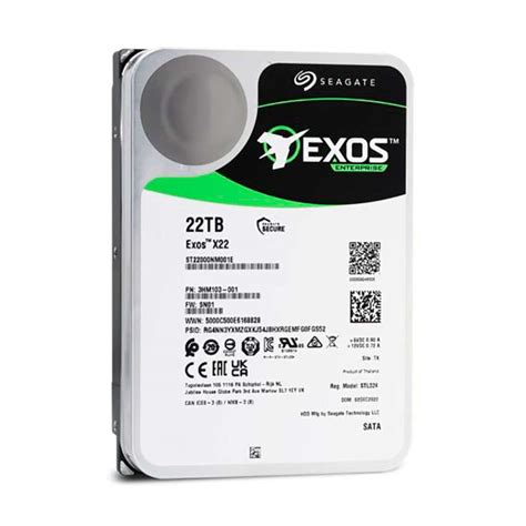 HDD 22Tb Seagate Exos X22 3 5 SATA3 7200rpm Ibertrónica