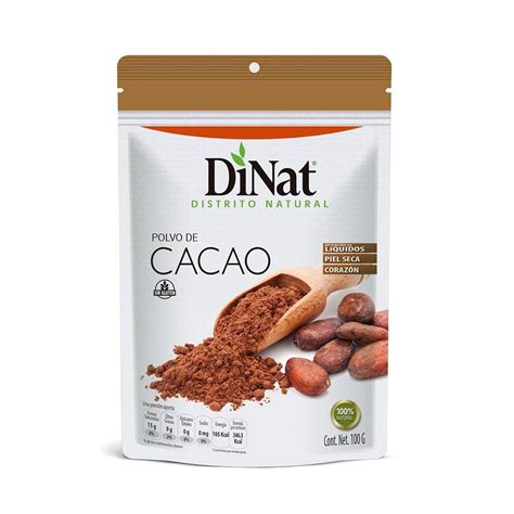 Polvo De Cacao Dinat 100 G Walmart