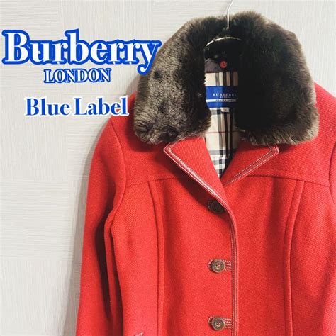 訳あり！バーバリーburberryファー付きコート メルカリ