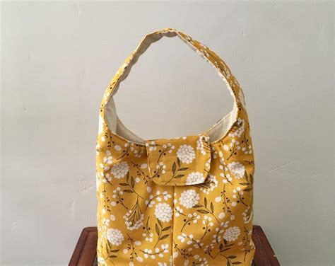 Lunch Bag Insulated Mustard Floral - Etsy