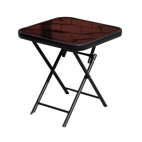 Rekkem Table Mange Debout Pliante Amazon Fr Jardin