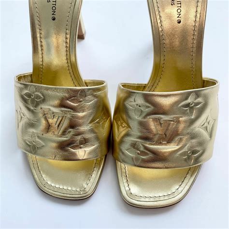 Louis Vuitton Revival Mule Gold Size The Luxury Flavor