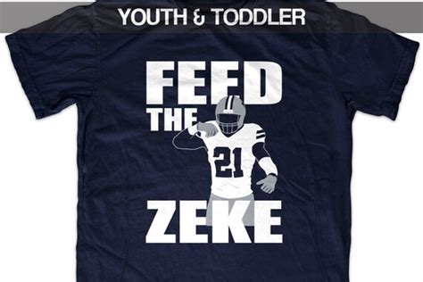 Ezekiel Elliott Feed The Zeke T Shirt Youth Etsy