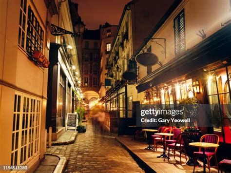 Paris Street Cafe At Night