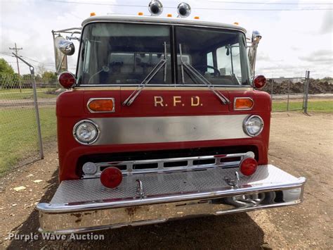 1980 Ford 8000 Fire Truck In Russell Ks Item De1232 Sold Purple Wave