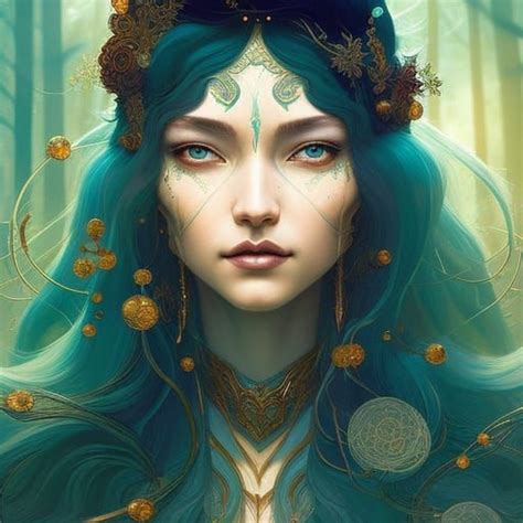 Portrait Of An Elf Sorceress Ai Generated Artwork Nightcafe Creator