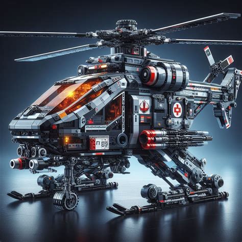 Futuristic Lego Fire Fighting Helicopter 2 by Jesse220 on DeviantArt