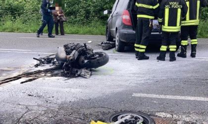 Scontro Auto Moto Sulla Lomazzo Bizzarone Gravissimo Un Centauro