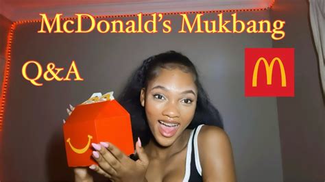 Vlogmas Day Q A Mcdonalds Mukbang Youtube