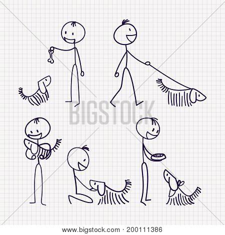 Stick Figure Animals Images, Illustrations, Vectors - Stick Figure Animals Stock Photos & Images ...