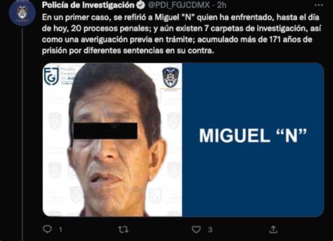 Miguel Ángel Parada El Violador Serial De Periférico Enfrenta 171