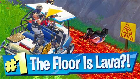 The Floor Is Lava Challenge Fortnite Battle Royale W Mini Youtube