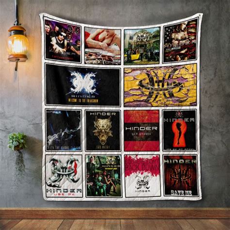 Hinder Band Album Quilt Blanket Teeruto