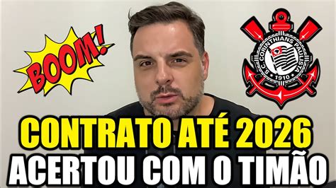 SAIU AGORA FOI CONFIRMADO ATACANTE ASSINOU ATÉ 2026 FIEL PODE