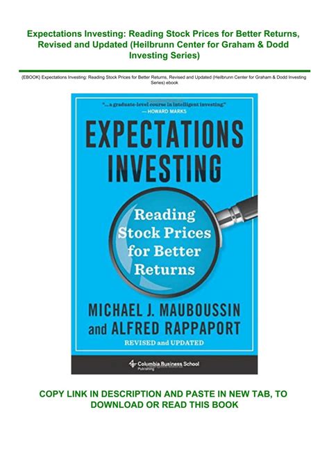 {EBOOK} Expectations Investing Reading Stock Prices for Better Returns ...
