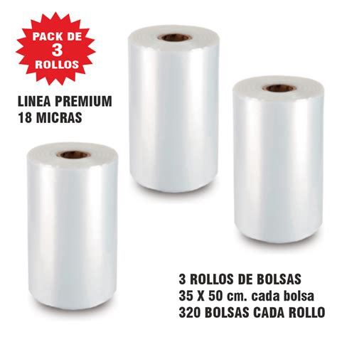 Rollos De Bolsas Con Bolsas Cada Rollo X Cm Linea