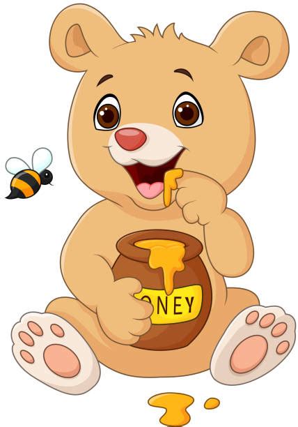 Royalty Free Clip Art Of A Honey Bear Clip Art Vector Images