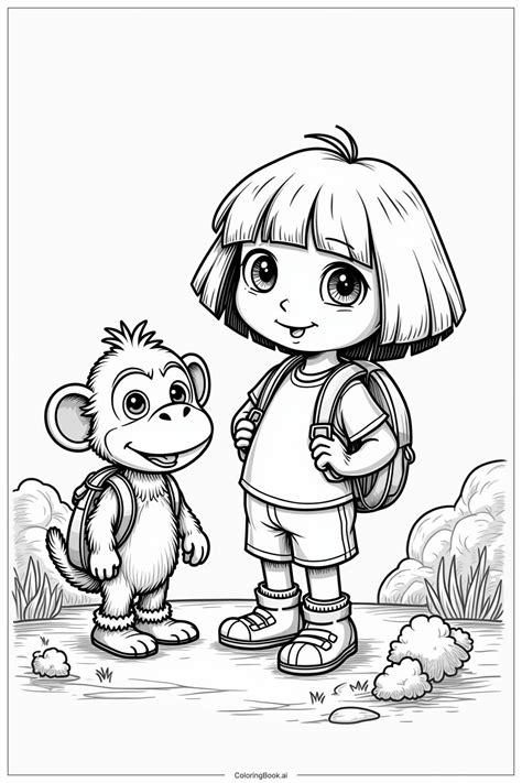 Desenhos Da Dora Para Colorir - 7