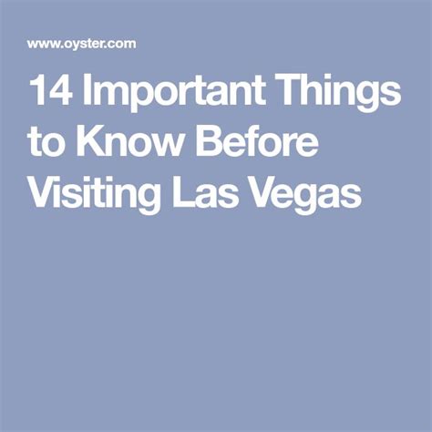 Las Vegas Tips What To Know Before Going To Vegas Las Vegas Tips Las Vegas