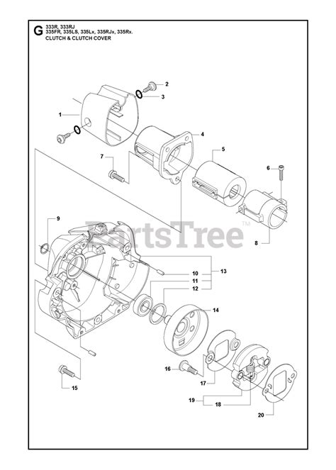 Husqvarna 333 RJ Husqvarna String Trimmer Original CLUTCH Parts