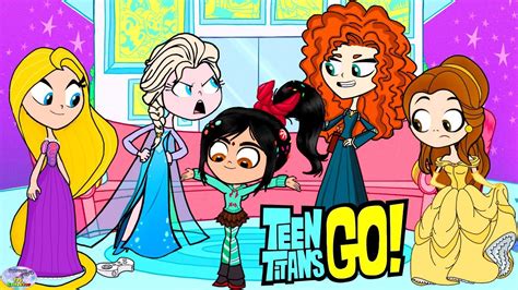 Teen Titans Go Vs Vanellope And Friends Cartoon Character Swap