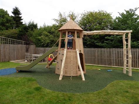 Multi Play Towers And Wooden Climbing Frames Flights Of Fantasy