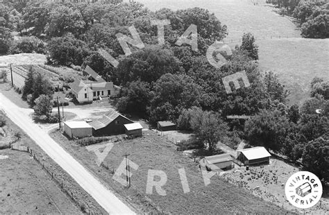 Vintage Aerial Illinois Rock Island County Aro