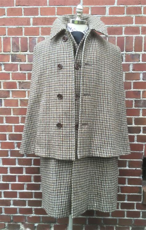 Harris Tweed Inverness Cape By Hawkes Savile Row 1 London