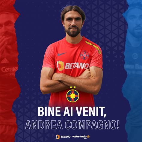 Andrea Compagno A Aflat Ce Num R Va Purta La Fcsb