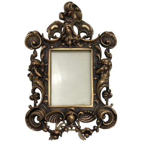 Fine Antique French Neoclassical Louis Xv Style Gilt Bronze Picture