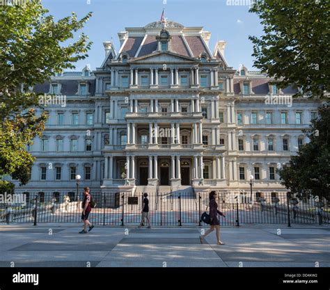 Eisenhower Executive Office Building Eeob Washington Dc Usa Stock