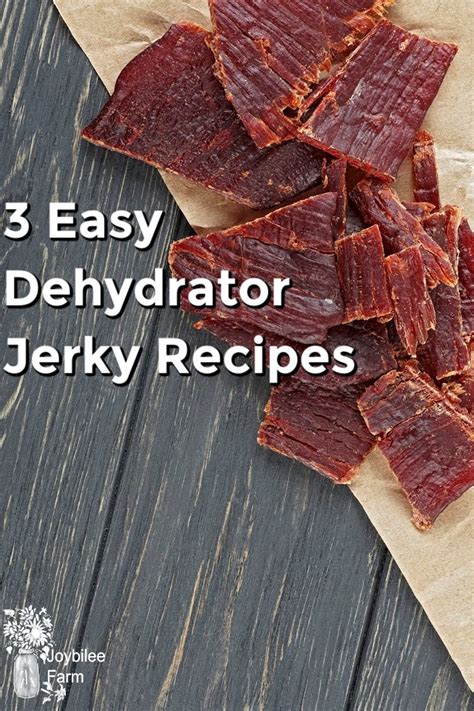 3 Easy Dehydrator Jerky Recipes for Summer Hikes and Car Trips