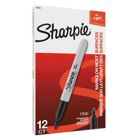 San30001 Sharpie® 30001 Fine Tip Permanent Marker Fine Bullet Tip