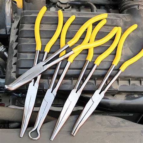 Gmma Car Spark Plug Wire Removal Pliers Long Nose Cylinder Cable Clamp Removal Tool Car Repair