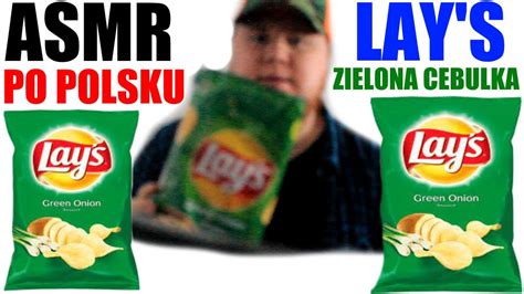 asmr po polsku lays czipsy dźwięki chrupania i szelest paczki asmr lays