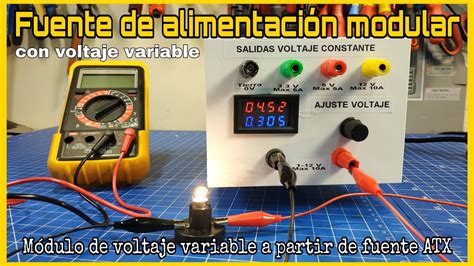 Diy Fuente De Alimentaci N Modular Con Voltaje Regulable Youtube