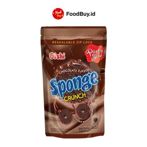 Jual Oishi Sponge Crunch Chocolate Flavour Gr Shopee Indonesia