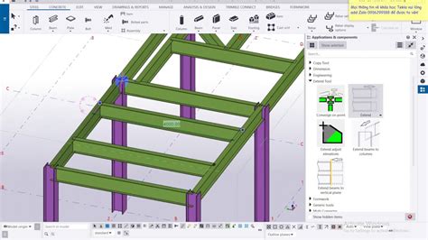 Tekla Structures Extend Tool YouTube